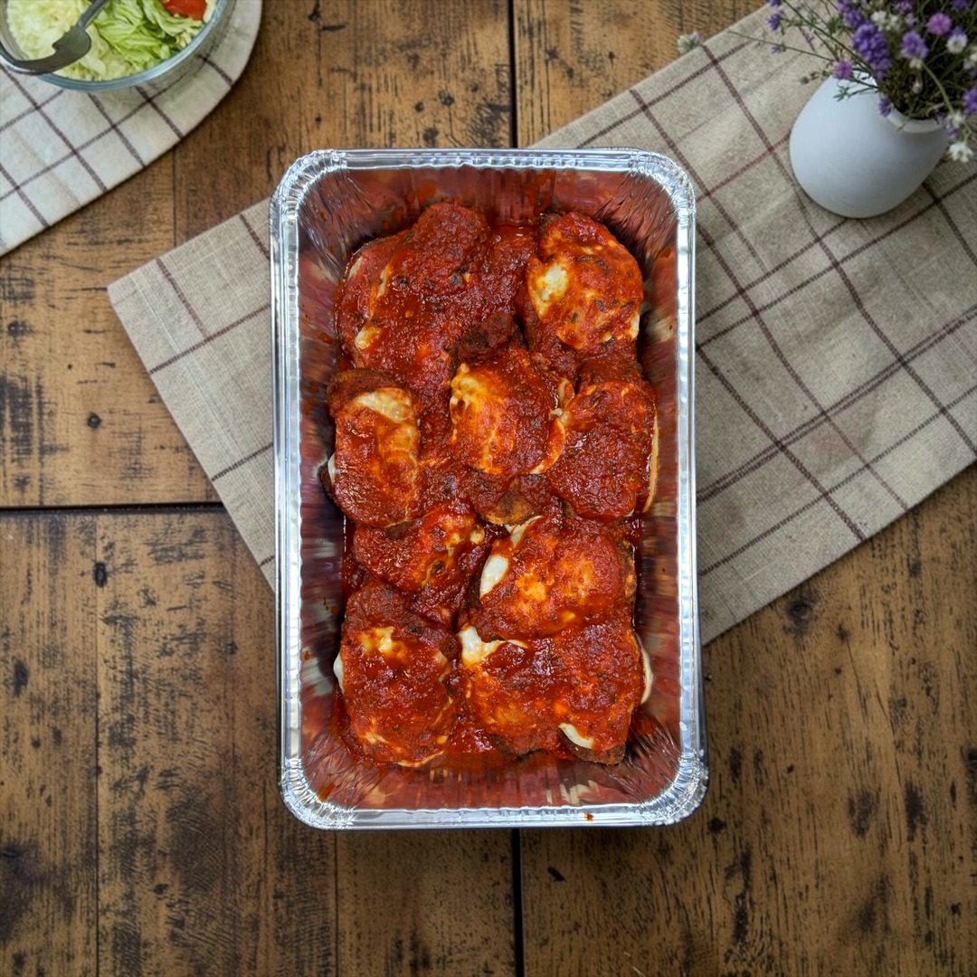 Chicken parm catering tray