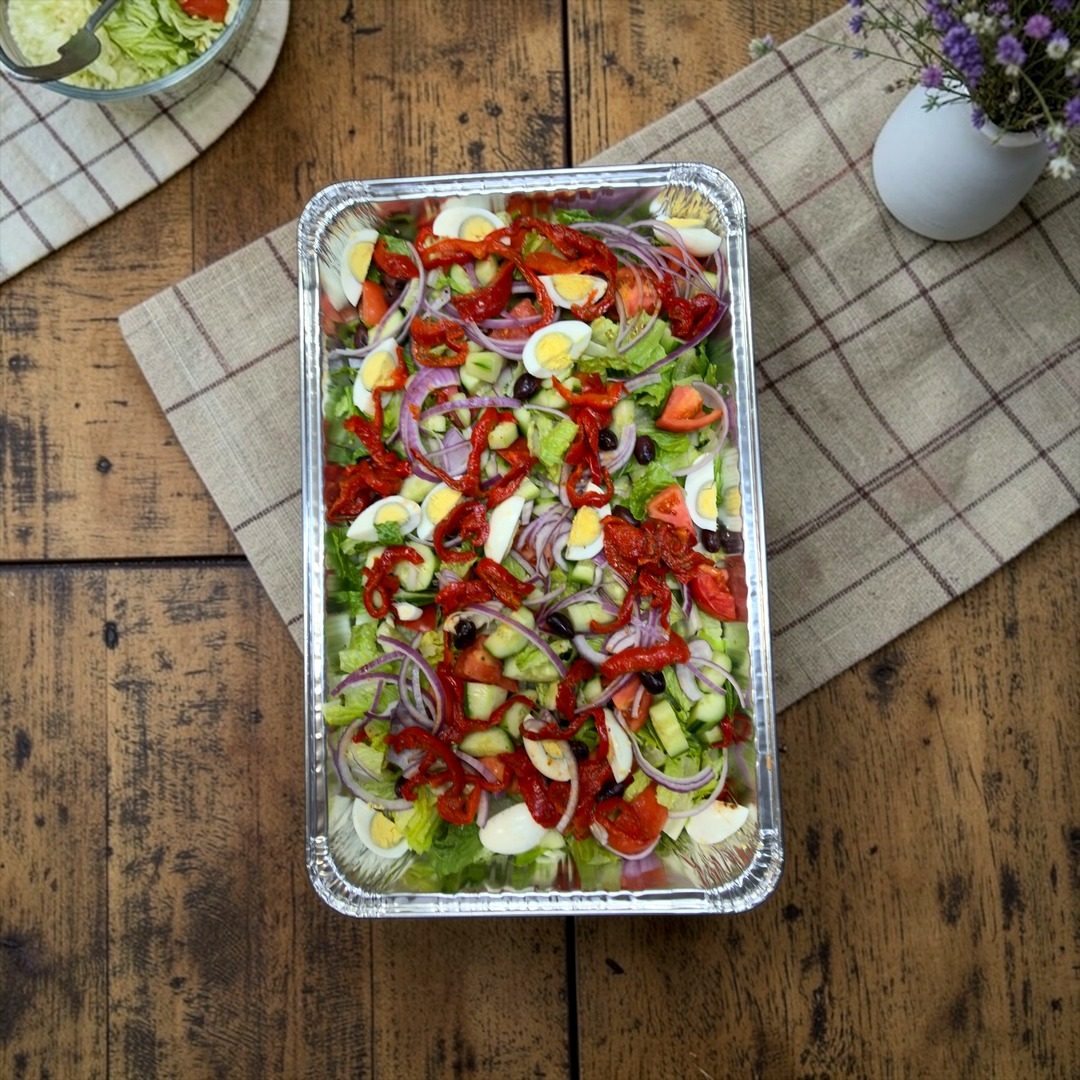 Large catering salad tray