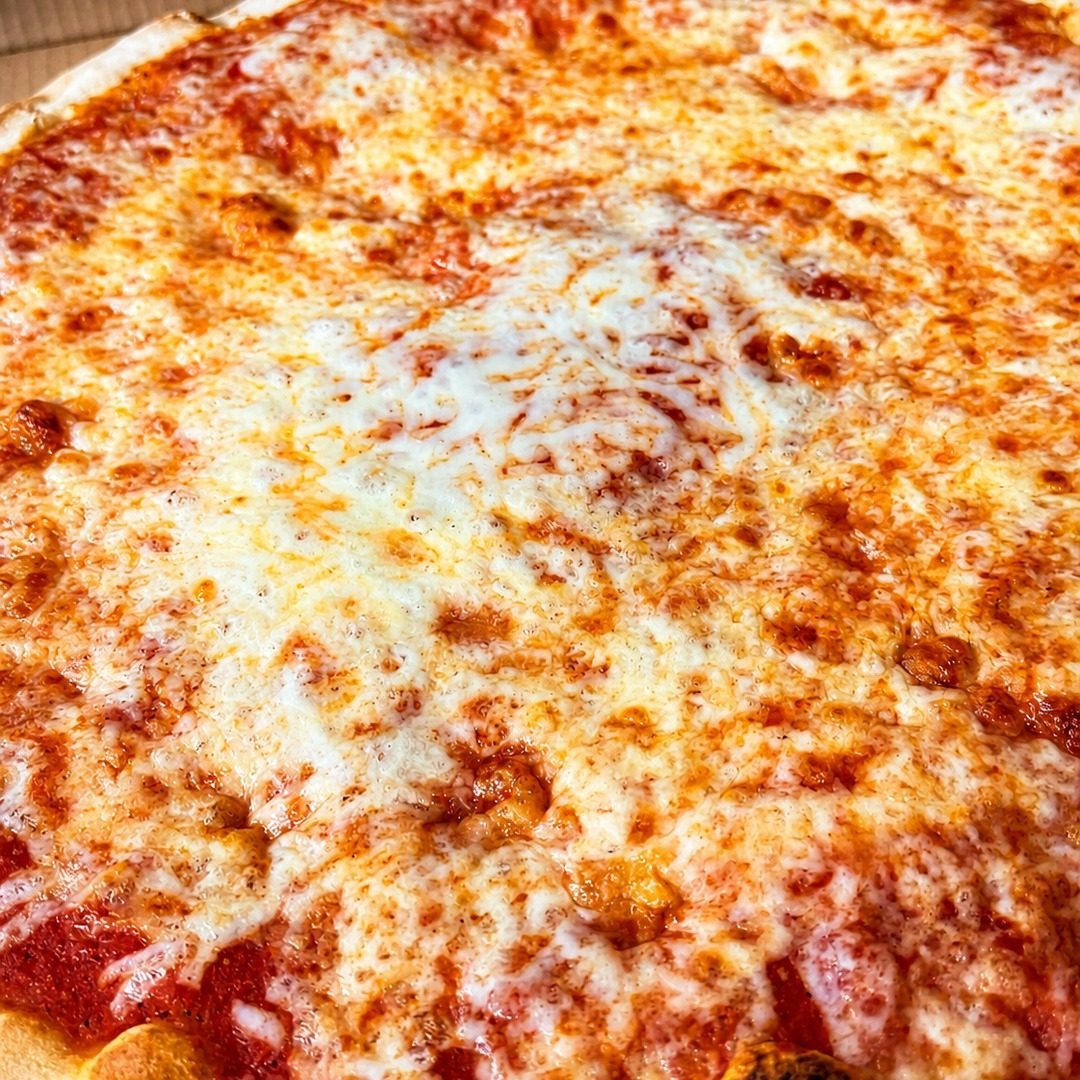 Large pizza in a box